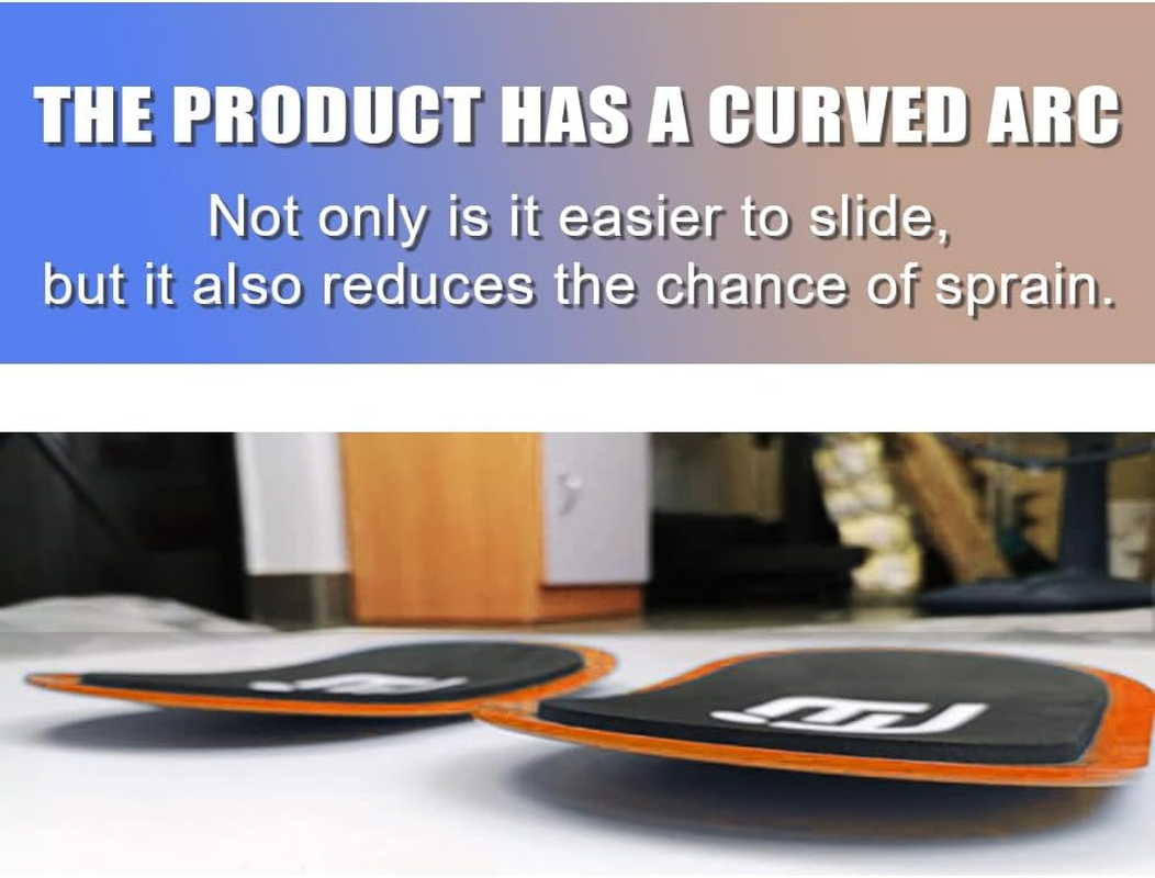 Gliding Discs Sliders Smooth Use on Carpet Floor and Gym or Home Gymnastics Training Abs Trainer image number 1