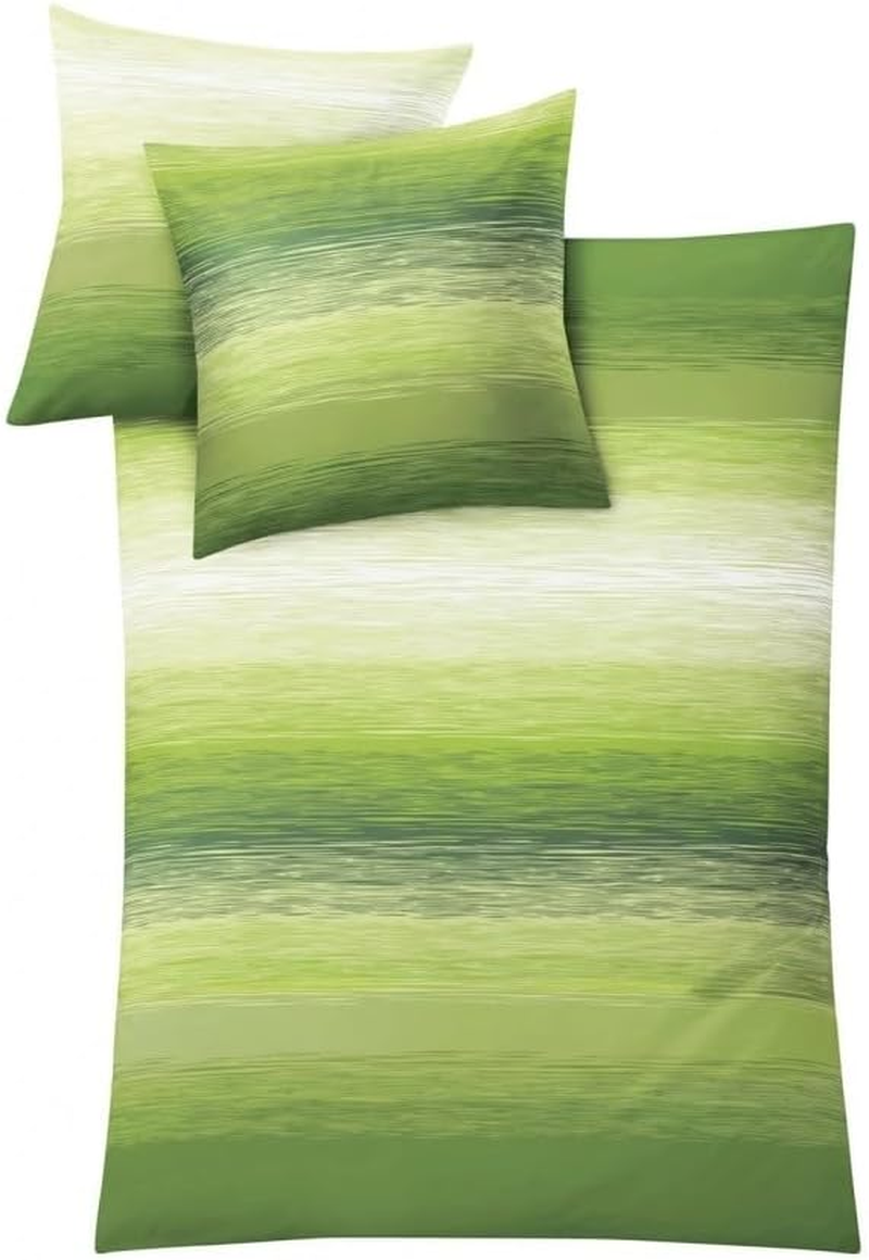 Kleine Wolke Chicago Bed Linen Set, Mako Satin, Red Cotton, Red, 135 Cm X 200 Cm