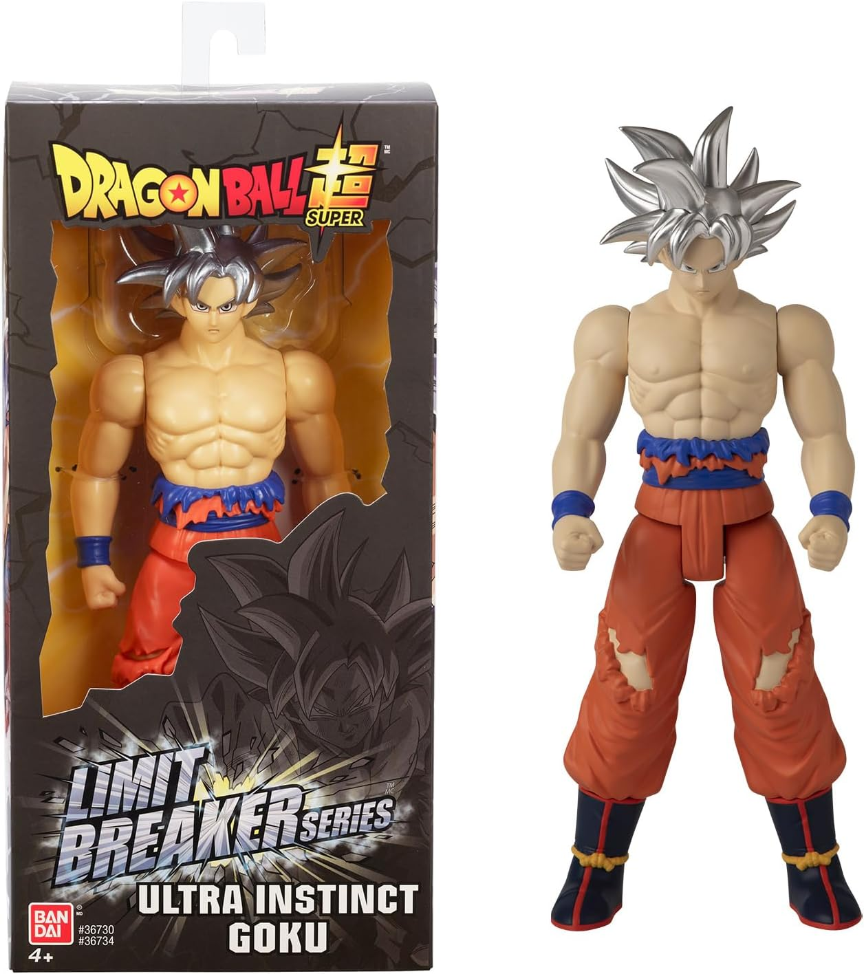 Dragon Ball Limit Breaker Ultra Instinct Goku Action Figure | 30Cm Ultra Instinct Goku Figure | Bandai Dragon Ball Limit Breakers Figures Goku Toy | Dragon Ball Super Anime Gifts and Anime Merch image number 1