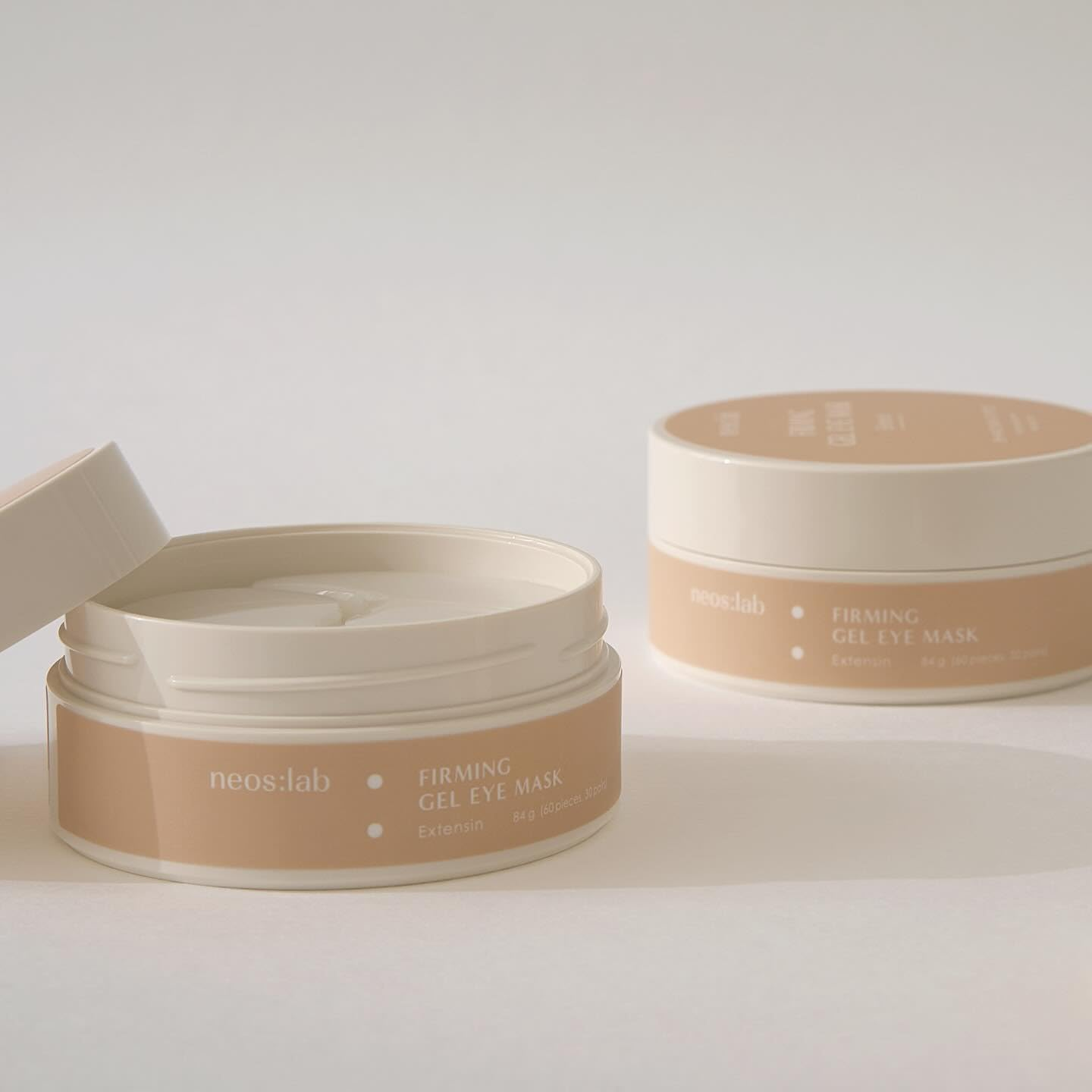 Neos:Lab Firming Gel Eye Mask 60Ea (30Pairs) - Refreshing Hydrogel Eye Patch with Collagen, Peptide, Rice Ceramide, Lactobacillus Ferment for a Firm Skin, Reduces Fine Lines, Eye Bags, Puffy Eye image number 2