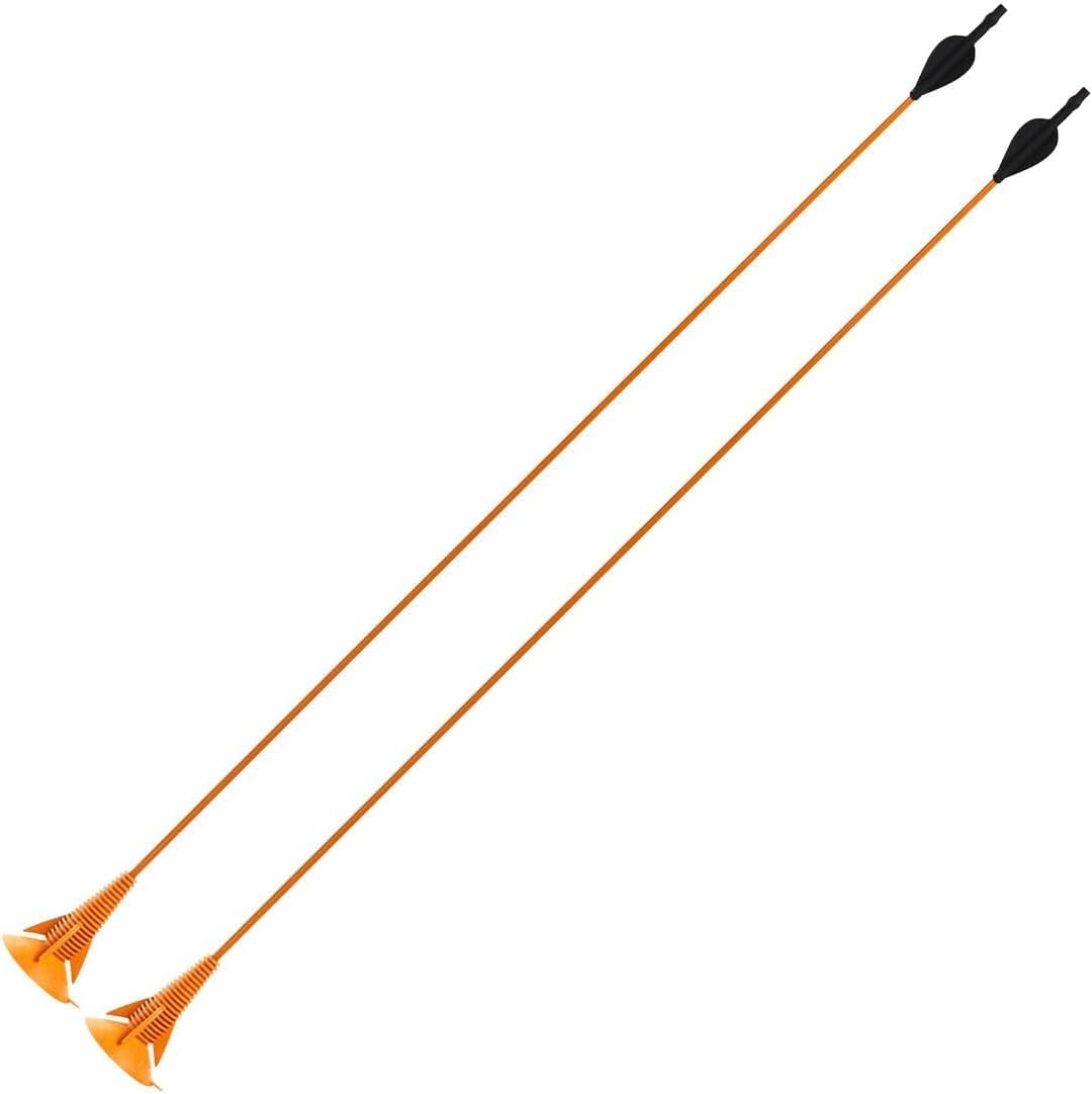 Decathlon Suction Cup Archery Arrows 2-Pack - Discosoft 27 Deep Orange image number 2