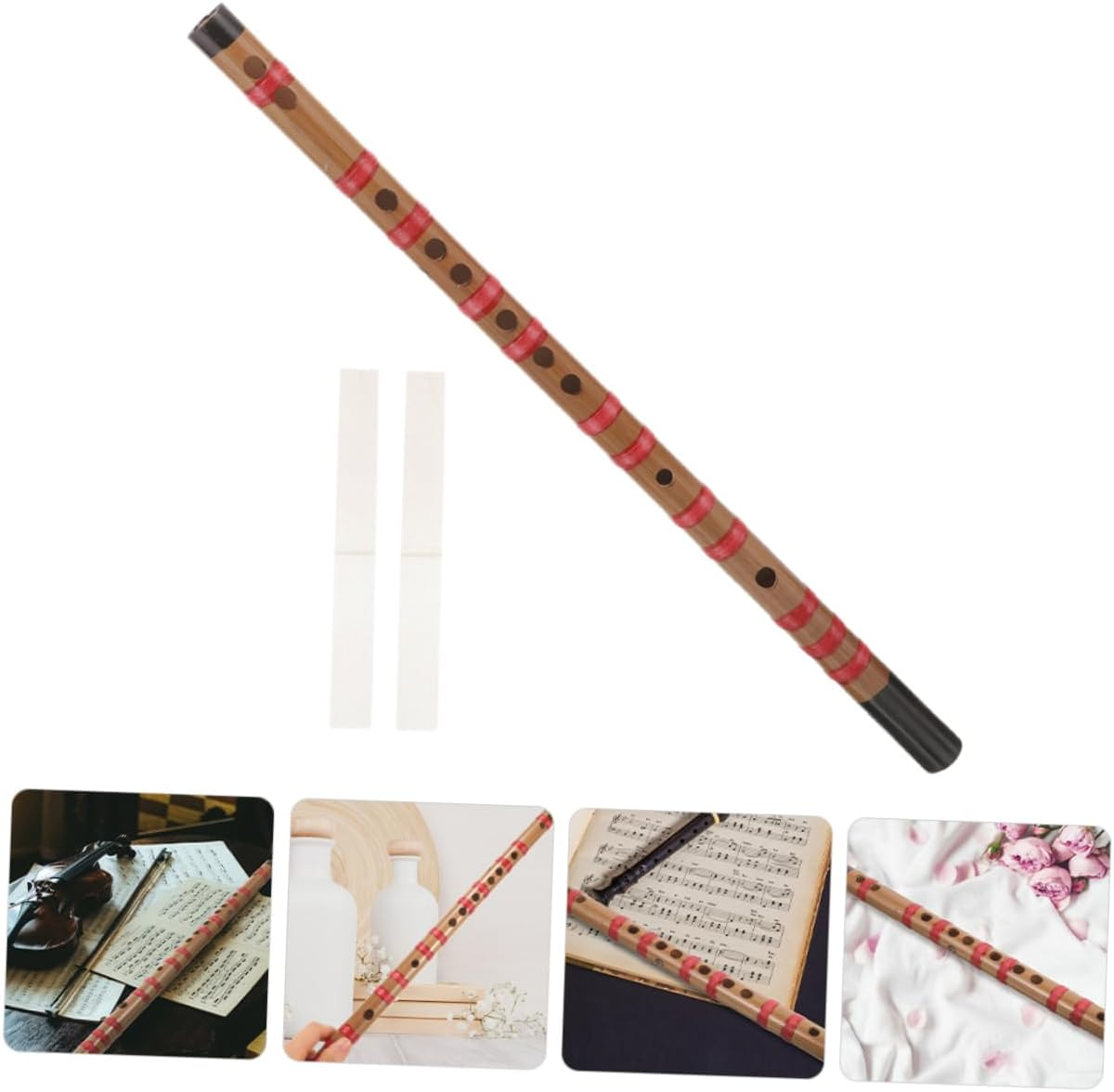 Traditional Chinese Bamboo Flute D Key Flute for Students Ethnic Musical Instrument for Beginner and Learning image number 6