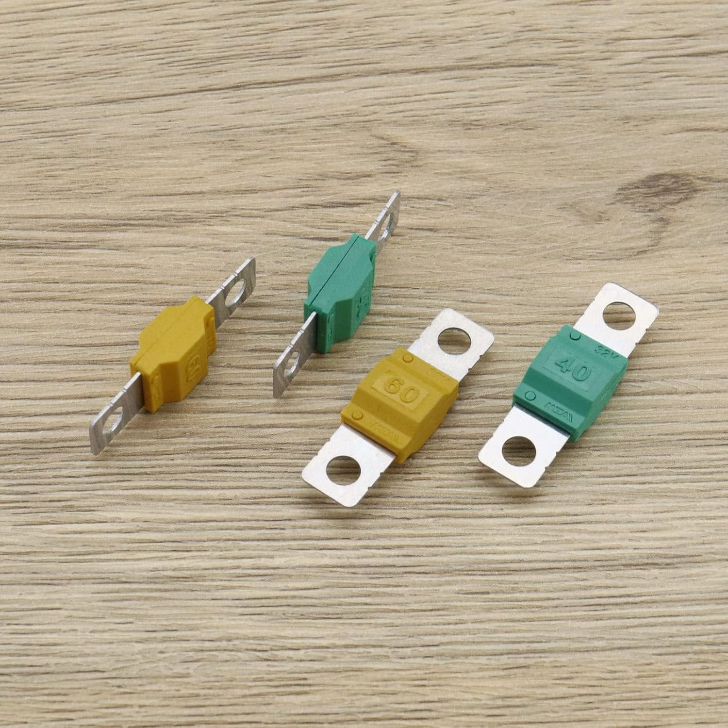 AZSNDB 12Pcs Midi Fuse 30/40/50/60/70/80/100Amp 32V Car Fuse Bolt-On Fuse for Marine Power System Motor Car Audio image number 3