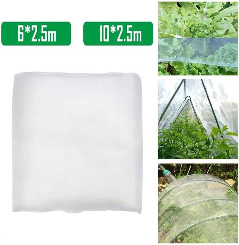10M Garden Plant Protection Netting, Insect and Fly Proof Fruit Mesh Barrier for Vegetables Fruits Trees, Sun and Rain Penetration image number 4