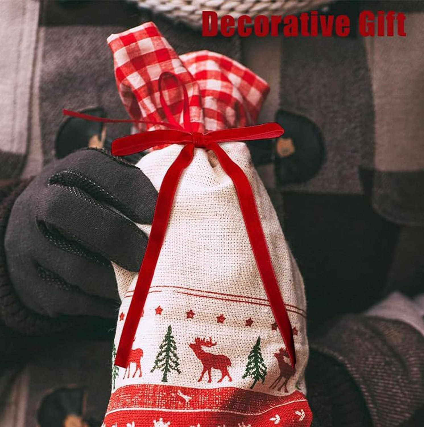 30 Pcs Velvet Christmas Tree Bows Door Garland Decor Vintage Wreath Bow for Wreaths, Gifts and Christmas Home Decor, DIY Craft Wreaths Indoor Outdoor Home Decorations (Red)