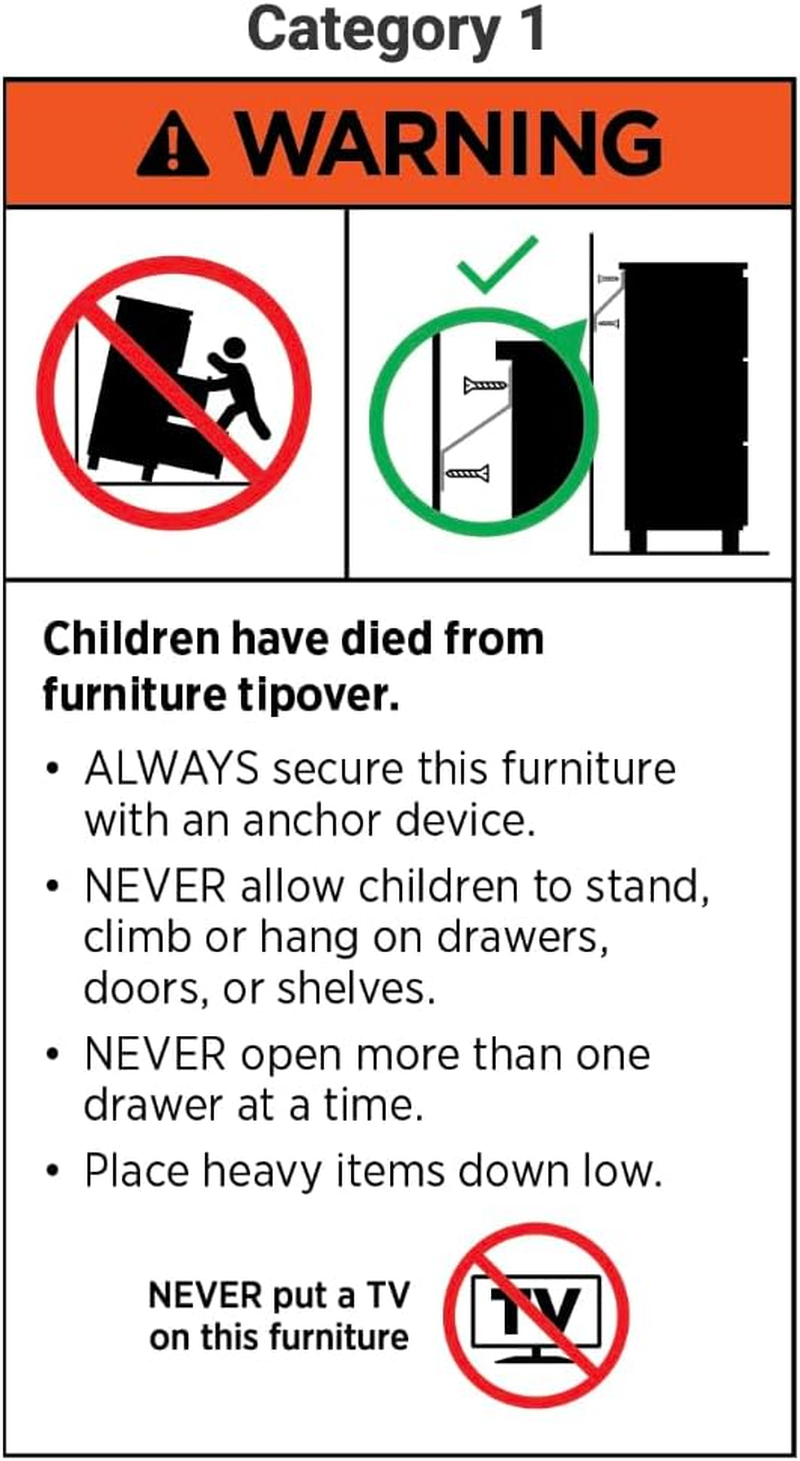 AVITONG 6-Shelf Hanging Closet Organizer, 2 Separable 3-Shelf Hanging Shelves with 3 Drawers for Wardrobe, Nursery, RV Storage, Baby Clothes Organization and Storage image number 5