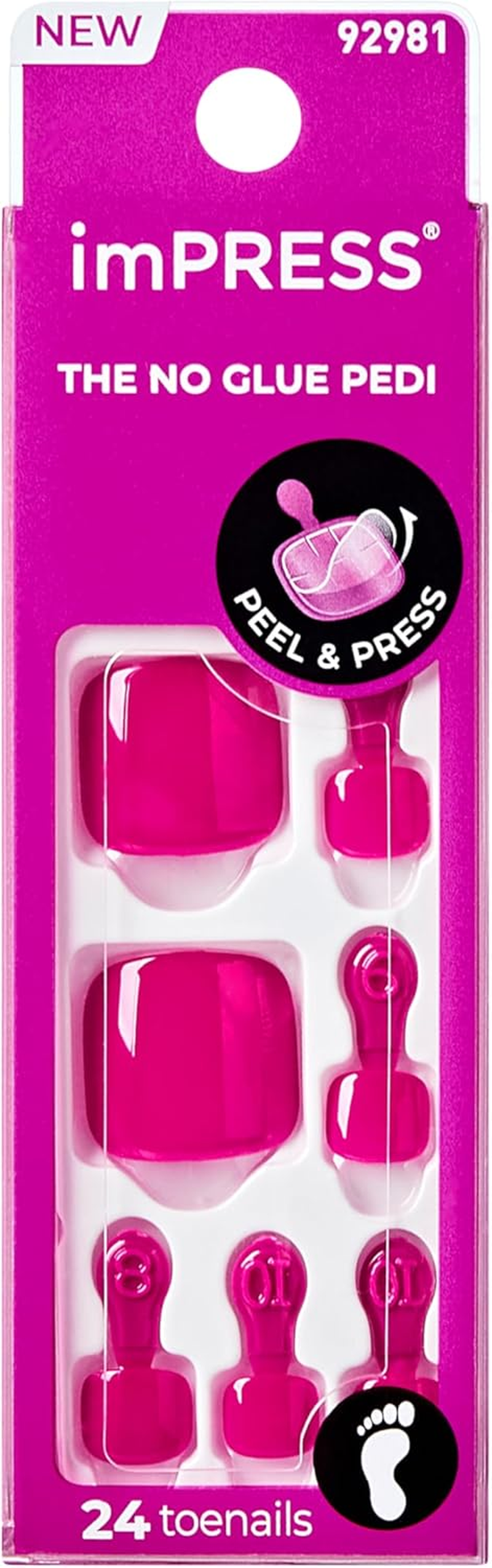 Impress Press On-Pedicure- Almost There