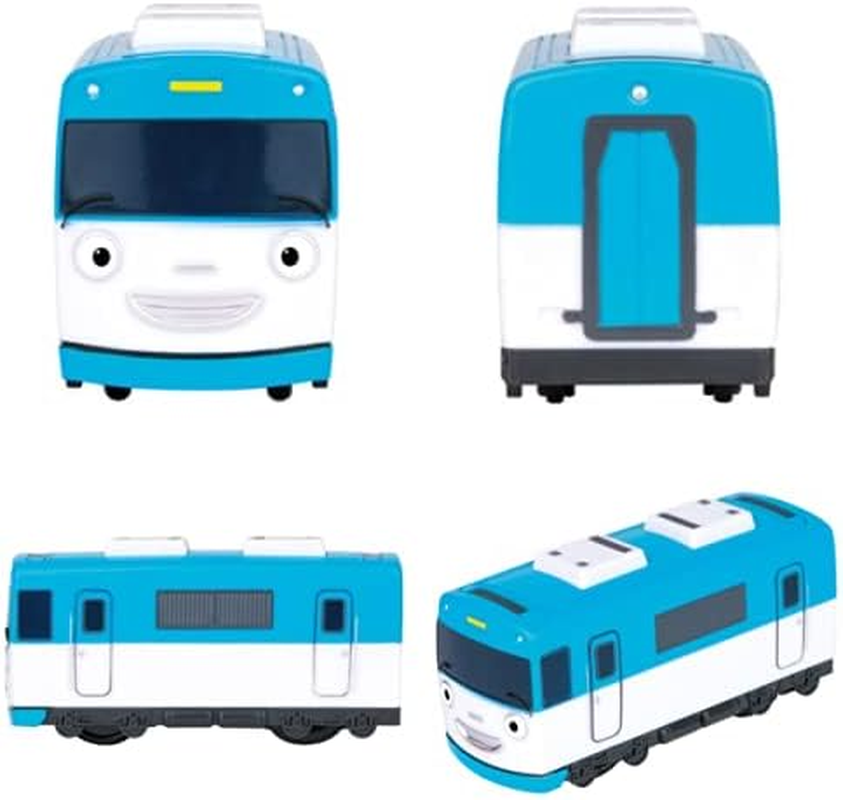 Pull Back Car Train Toy - Titipo and Friends 3 Vehicles Set Christmas Birthday Gifts for Kids and Toddlers Boys and Girls 3 Years and up (No. 2 Loco, Eric, Xingxing)