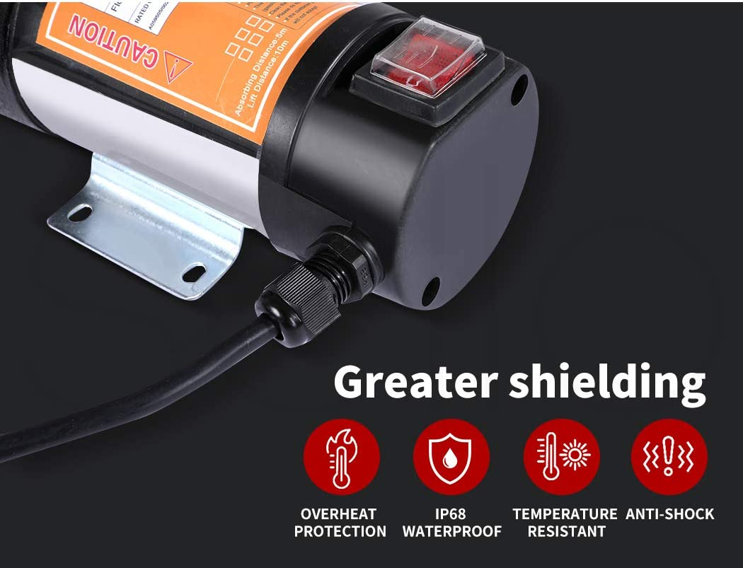 Traderight Diesel Transfer Pump Electric Kerosene Fuel Extractor Bowser 42L/Min image number 3