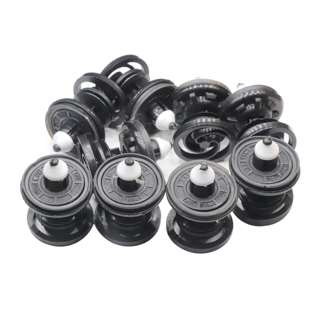 Lantee 20 Pcs Door Trim Panel Retainer Clips with Sealer 7L6-868-243 Fit for Audi A5, A6, A7, S5, S6 & S7 and Fit for VW Beetle, Cabrio, Golf, GTI, Jetta, Passat & Touareg 2004 - On