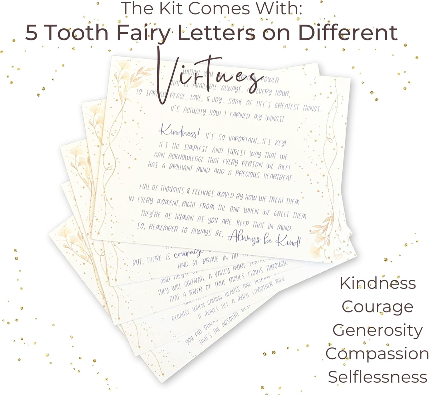 Tooth Fairy Letter Kit & Tooth Fairy Book for Boys and Girls | Tooth Fairy Gift | Tooth Book & Tooth Fairy Kit W/Tooth Receipts, Tooth Fairy Letters & More | 6X9 Softcover image number 5