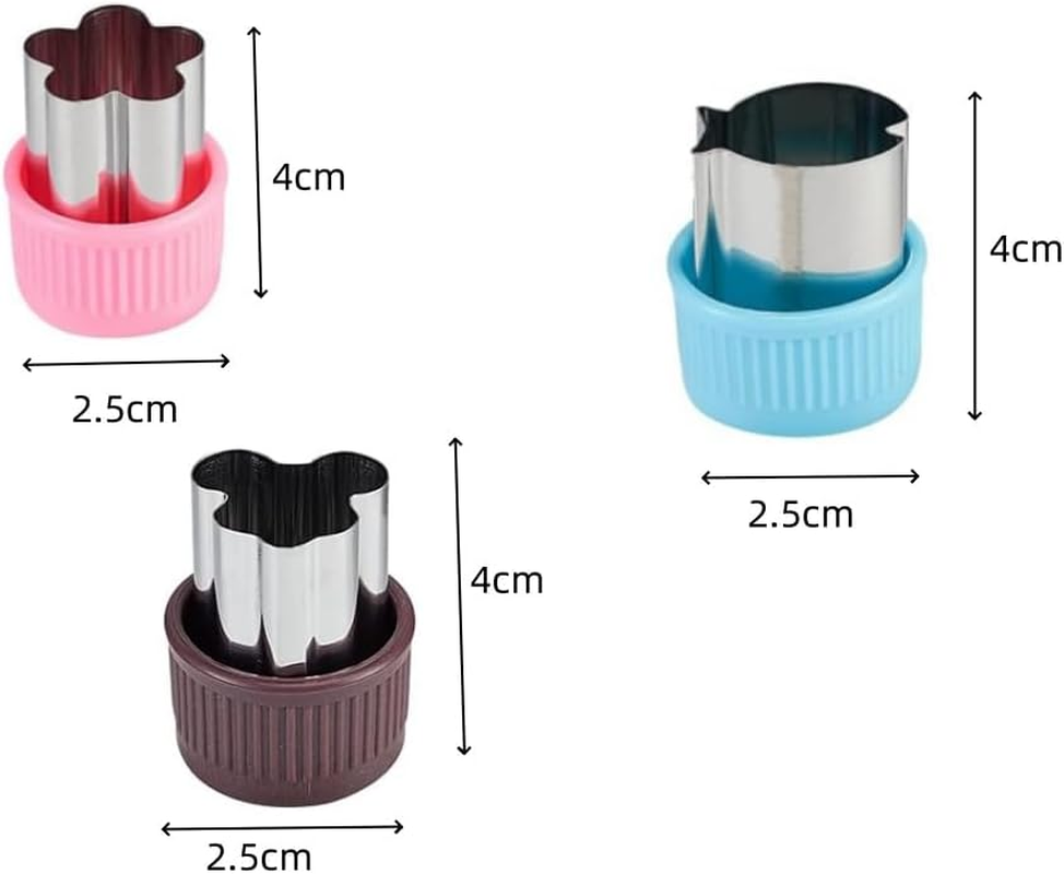 Vegetable Cutter Shapes Set, 27 Pack Mini Cookie Cutter, Mini Cookie Cutters Fruit Cookie Pastry Stamps Mold for Kids Baking and Food Supplement Tools Accessories