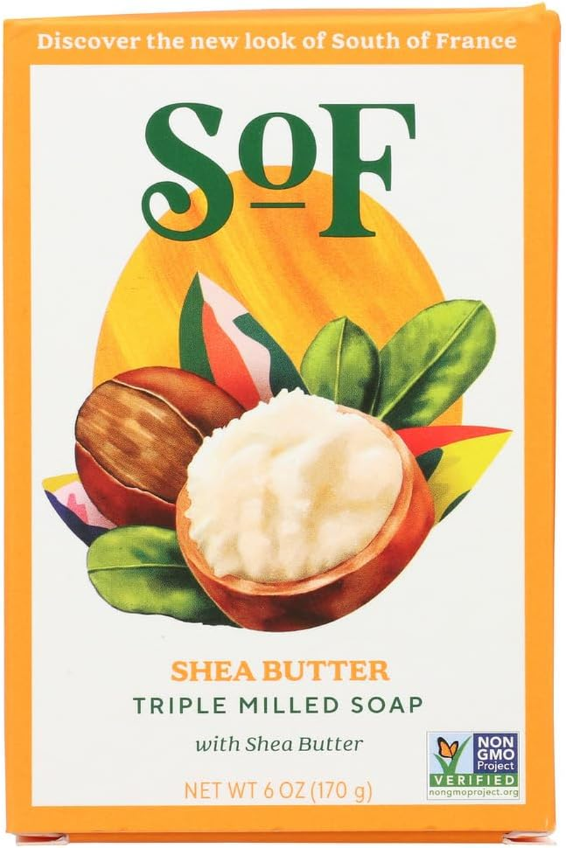 South of France French Milled Bar Soap Shea Butter - 6 Oz image number 3
