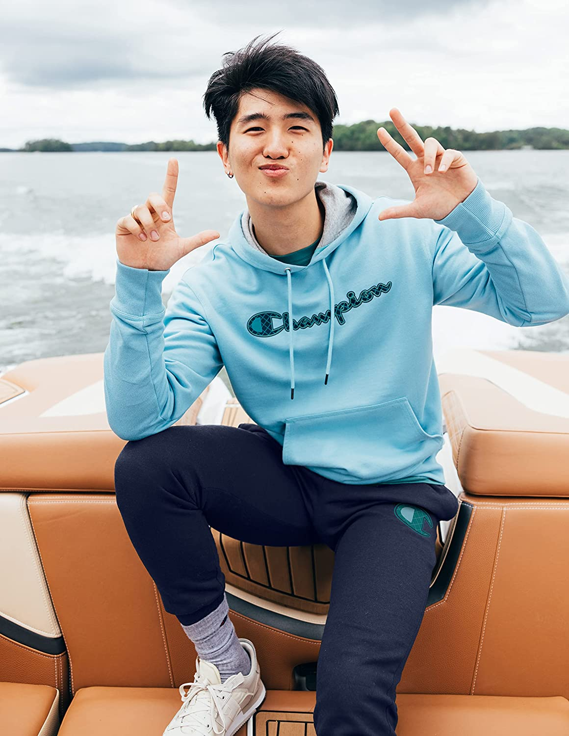 Champion Men'S Powerblend Fleece image number 4