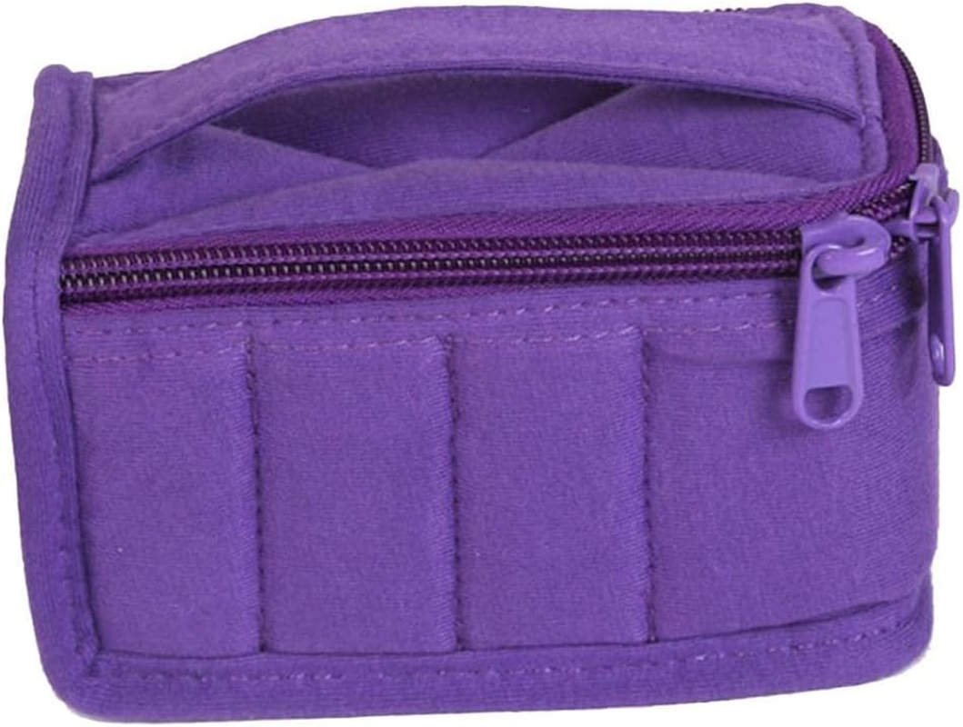 Portable Toiletry Bag Makeup Bag Unique Gift Storage Pouch Multifunction Cosmetic Organizer for Business Trips (Purple), Pink, One Size