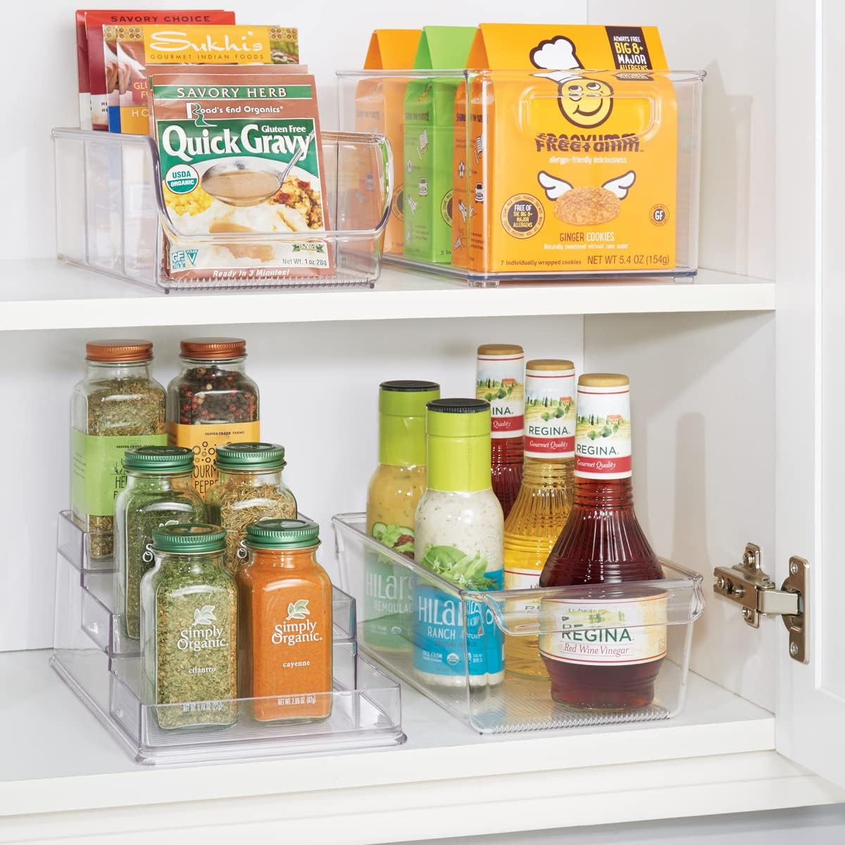 Interdesign Linus Plastic Herb Rack, Medium Size, Clear image number 4