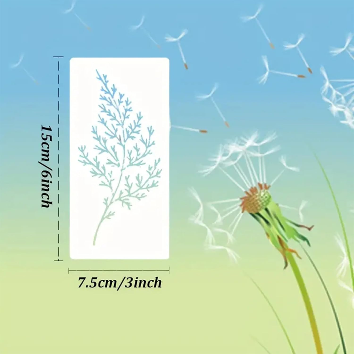 18-Piece Reusable Wildflower Stencil Set for Painting - Botanical Floral Templates for Wood Crafts, Canvas Art, and Home Decor image number 2