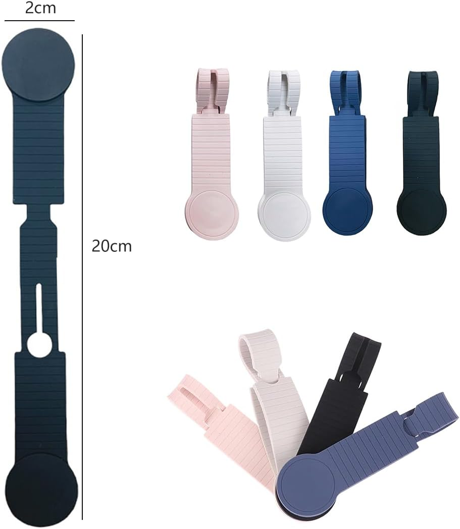 AIMALL Magnetic Hat Clip for Travel, Silicone Hat Holder for Luggage and Bags - Grey image number 4