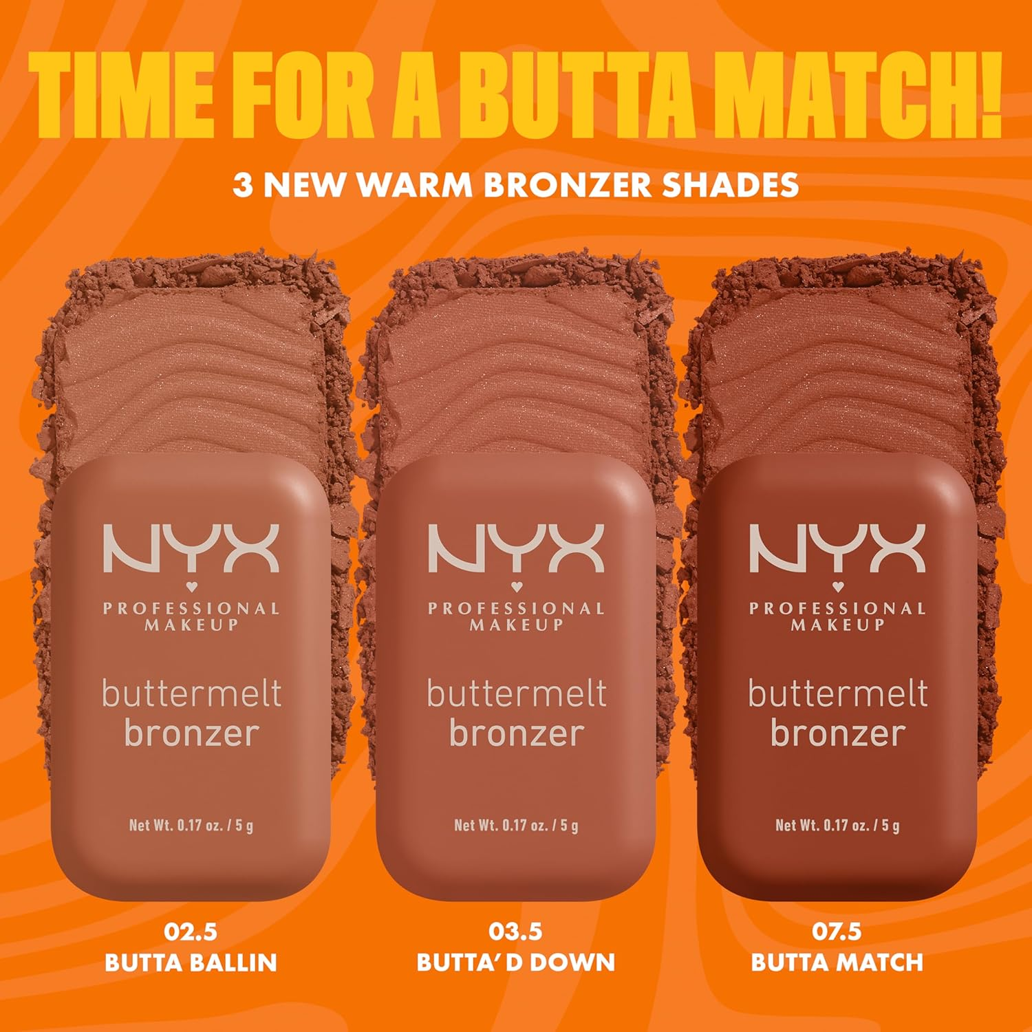 NYX Professional Makeup BUTTERMELT BRONZER BUTTA than U (Pack of 2) image number 1