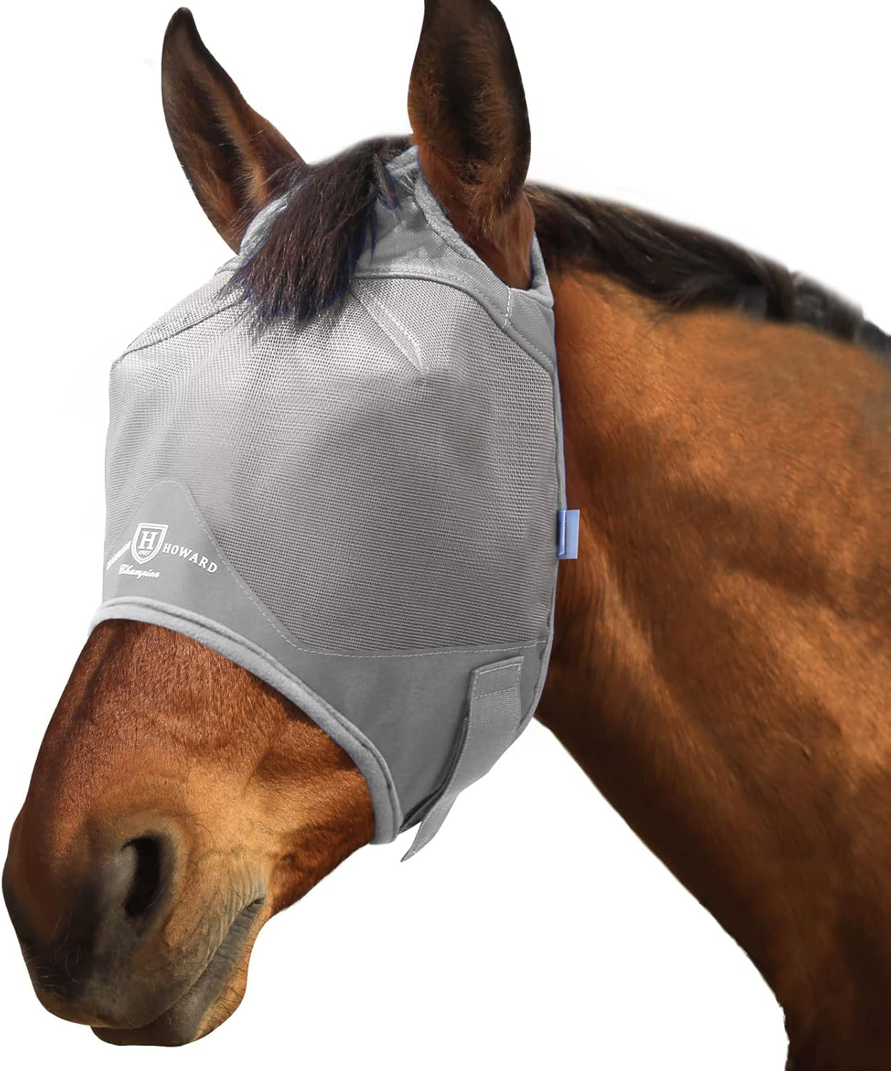 Harrison Howard Horse Fly Mask Standard Original Grey Warmblood Extra Large image number 6