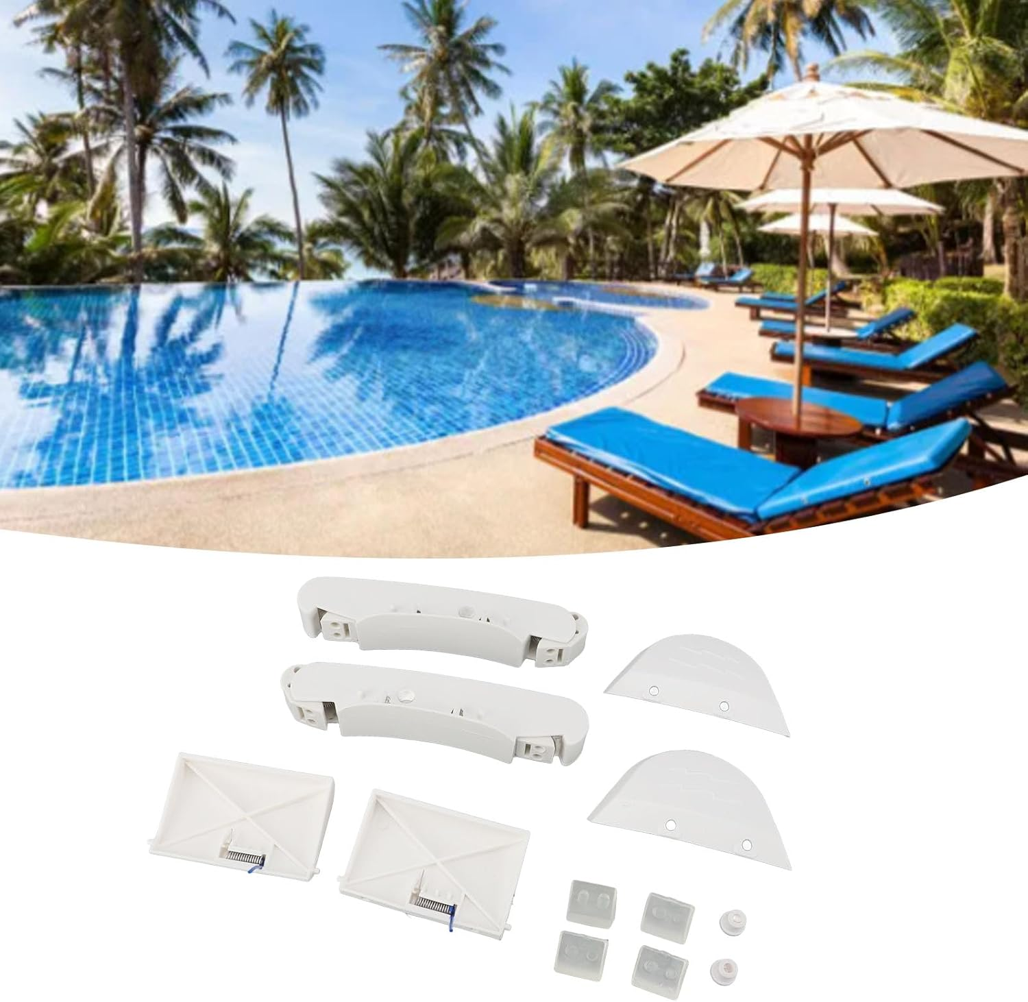 Eulbevoli Hayward Pool Vac Cleaner Parts, Pool Cleaner Part Kit AXV417WHP Pod Swing, Pool Cleaner Pod Rebuild Kit Replacement for Hayward Navigator, Pool Cleaner Pod Swing Kit image number 4