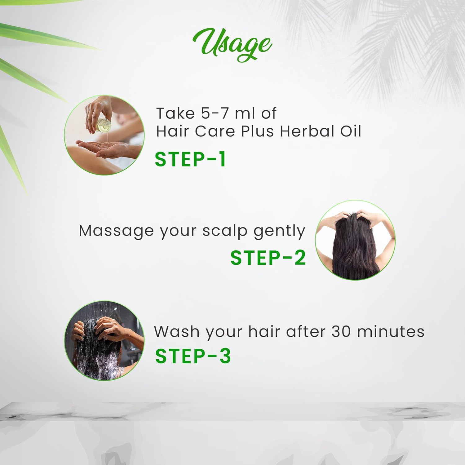 Dhathri Hair Care plus Herbal Oil - 100 Ml (Pack of 2) image number 3