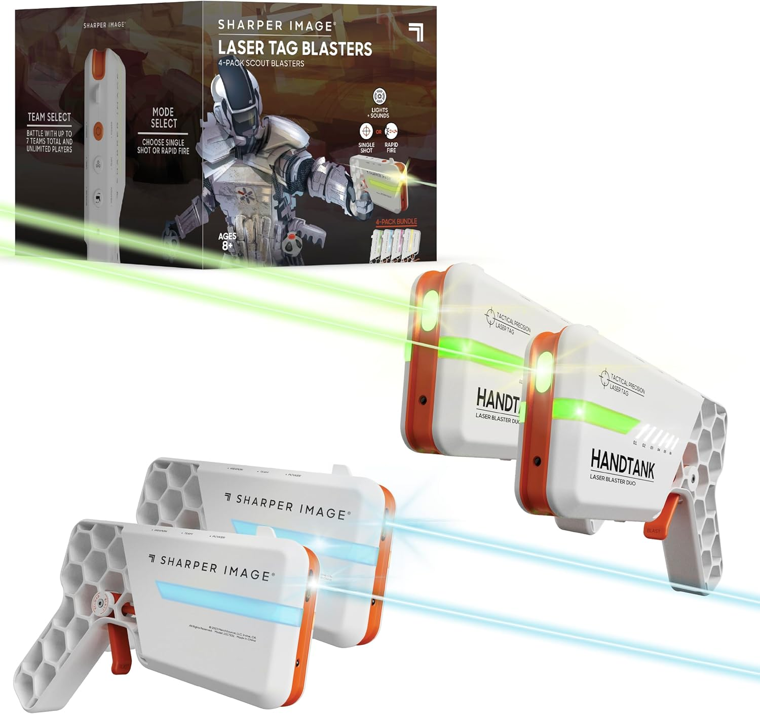 Sharper Image Laser Tag Honeycomb 4 Pack image number 6