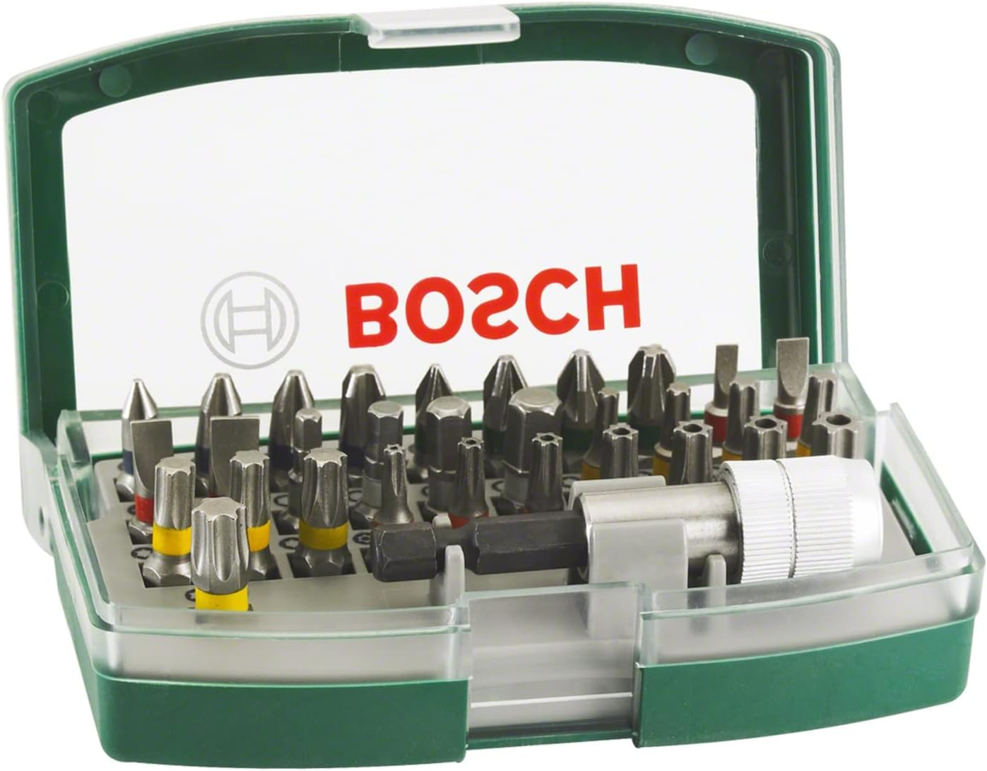 Bosch Accessories 32-Piece Screwdriver Bit Set with Colour Coding image number 2