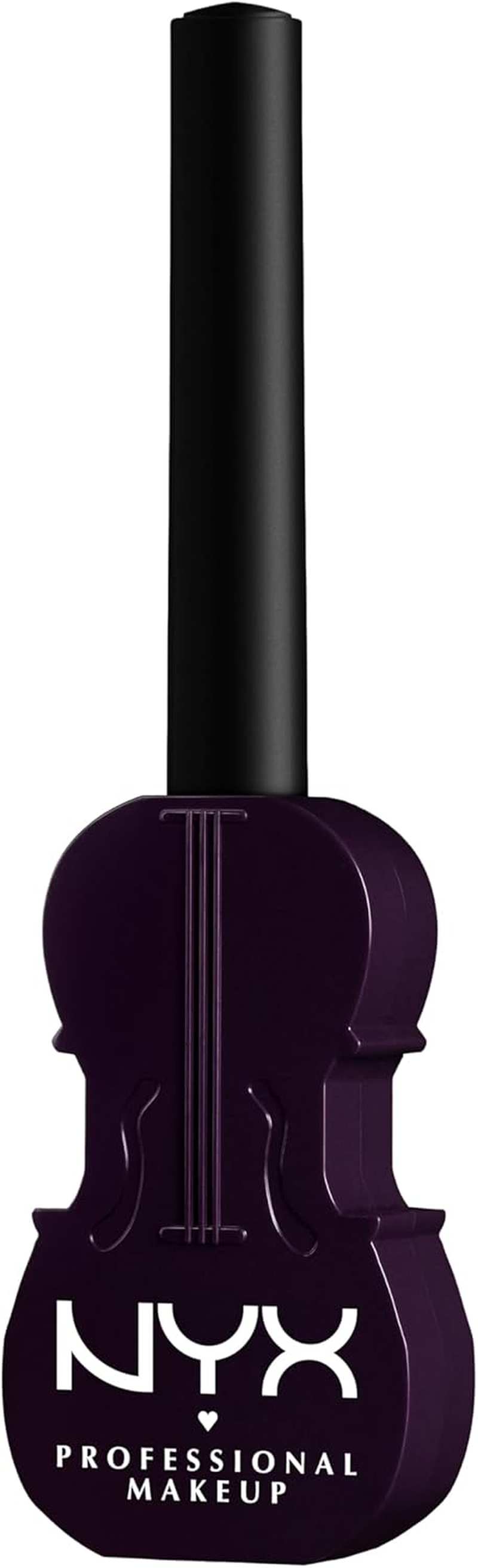 NYX Professional Makeup Wednesday Cello Vivid Matte Liquid Eyeliner, Long-Lasting, High Pigment, Intense Matte Eye Makeup - Purple Eyeliner image number 2