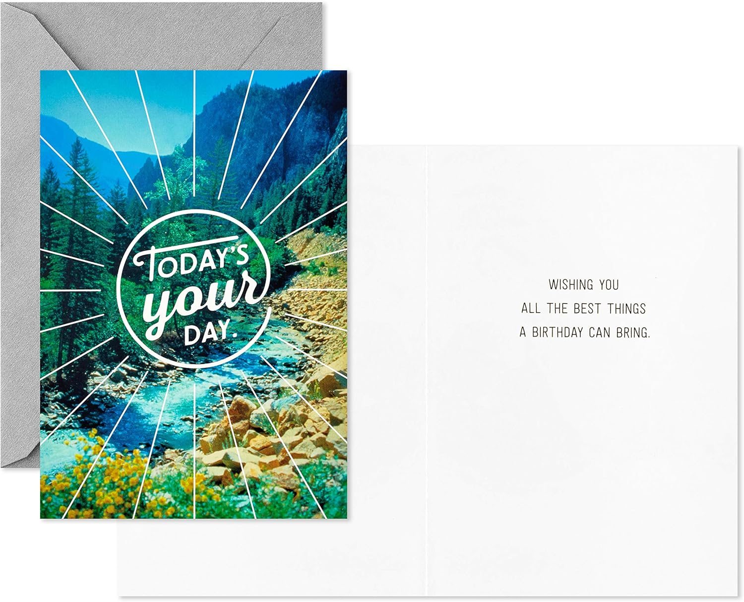 Hallmark Birthday Cards Assortment, Nature (12 Cards with Envelopes) image number 6