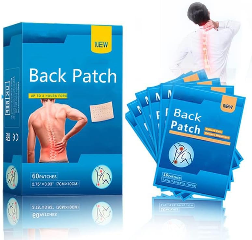 Pain Relief Patch, 60 Pain Relief, Heat Plasters for Neck and Shoulder, Pain Relief for Shoulders, Self-Adhesive Pain Plasters, Heat Cushion for Shoulders, 60 Pain Relief Plaster image number 3