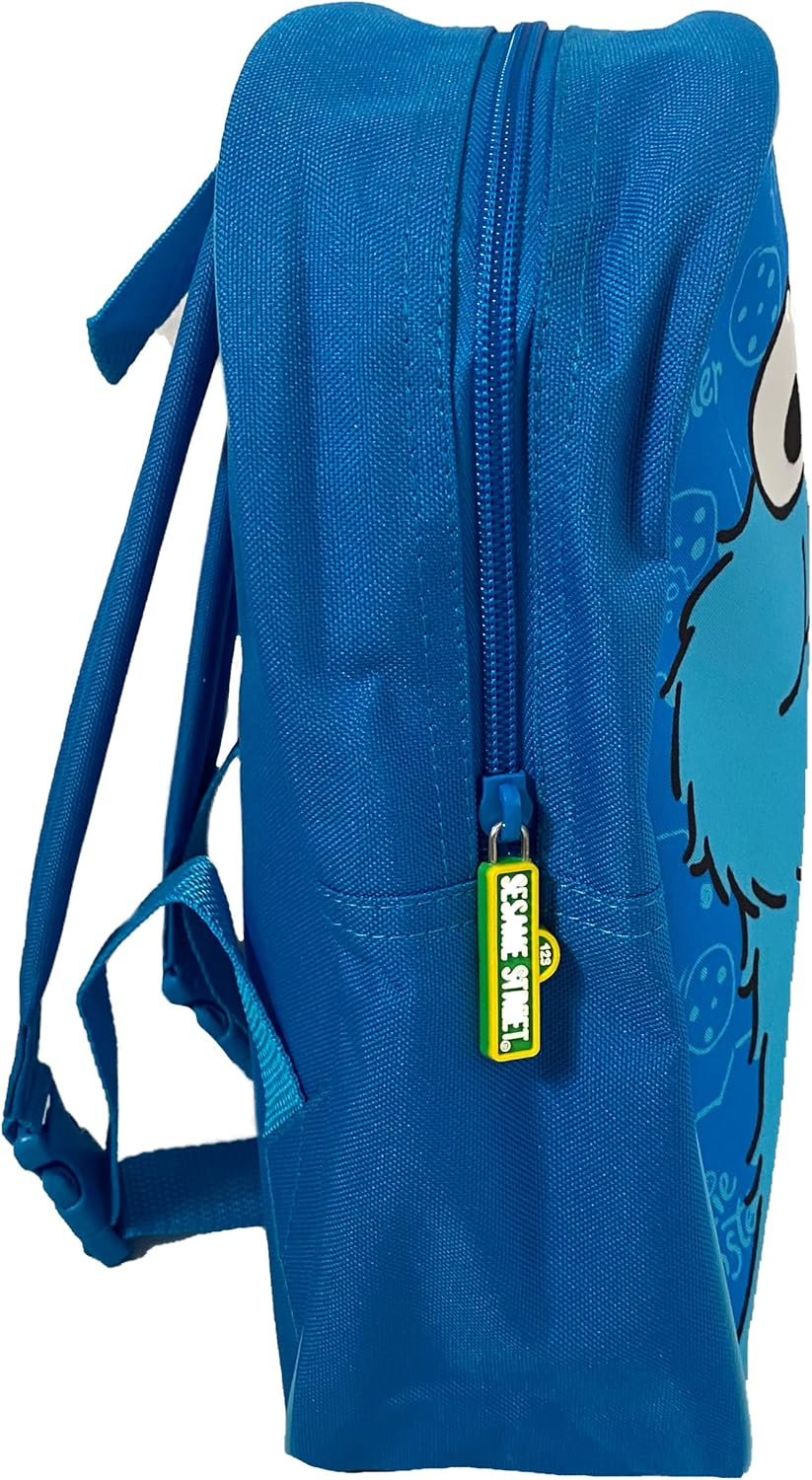 Sesame Street Cookie Monster Children'S Backpack, Blue, One Size image number 2