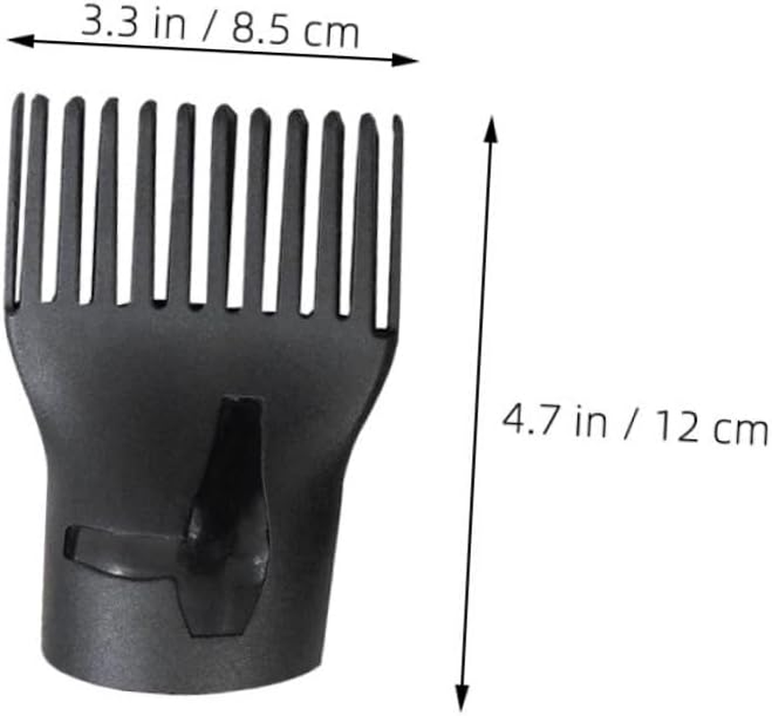 LIFKOME 4Pcs Heat Resistant Plastic Hair Dryer Nozzle Attachment Duckbill Flat Blow Nozzle for Focused Airflow Control Styling Tool for Professional Barber Shop and Home Use