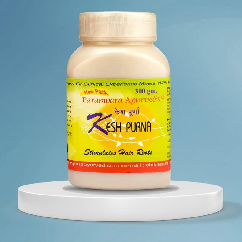 Parampara Ayurved Keshpurna Herbal Hair Spa Dust for Stimulates Hair Roots 300G