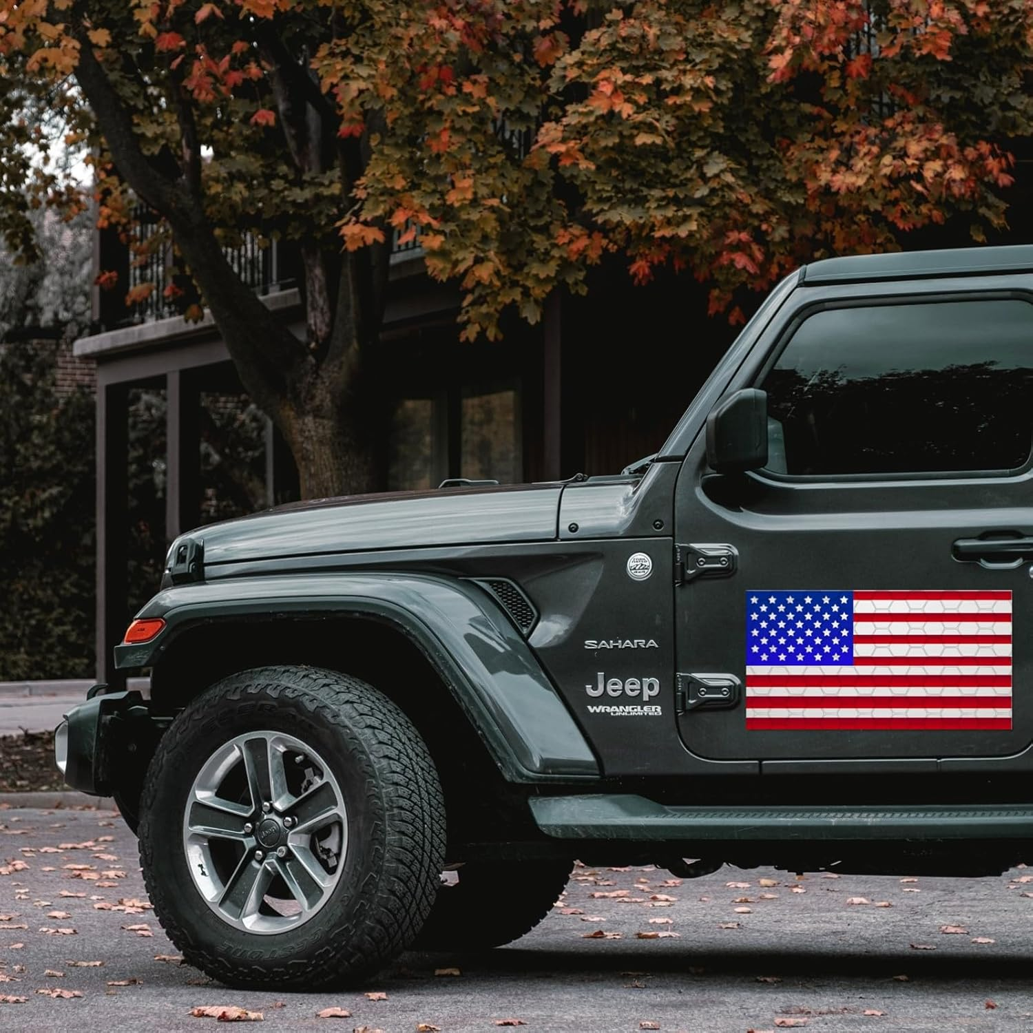 2 Pcs Veteran Flag Vehicle Magnets, American Flag Magnet, High Grip Magnetic Vinyl image number 4