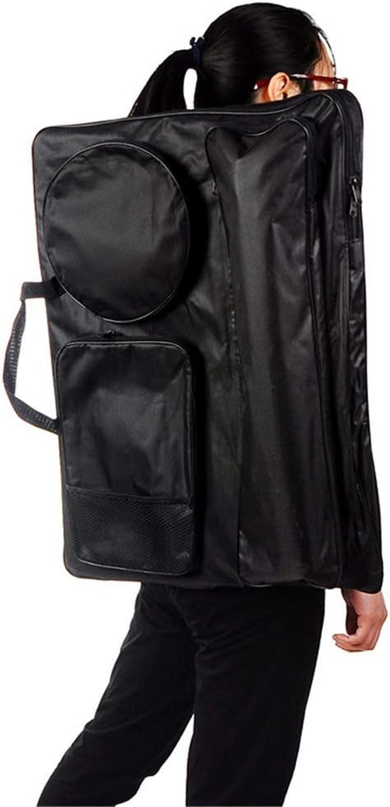 Joyeee Extra Large Magnetic Coaching Board, XXL Soccer Tactics Board with Tripod Stand, Magnet, Pen, Dry Eraser and Carrying Bag, Full Football Pitch Layout Training Equipment 23.6 X 17.7 Inch image number 2