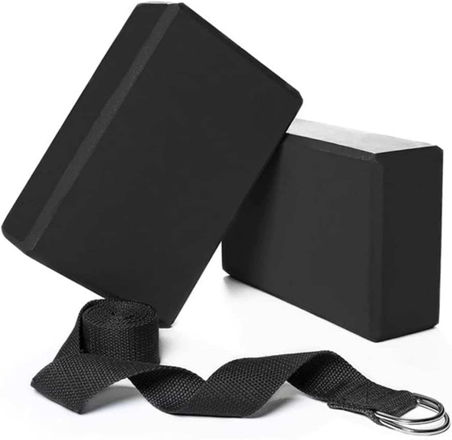 Thin Yoga Blocks 2 Pack, 9" X 6" X 3" High Density EVA Foam Yoga Block Exercise Bricks, Eco Friendly & Lightweight, Increase Flexibility & Balance, Great for Stretching & Holding Poses image number 4