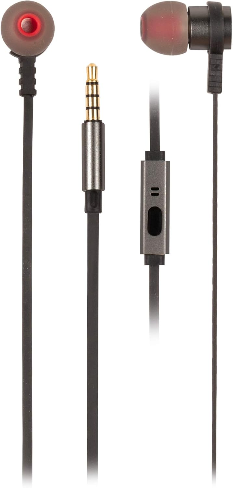 NGS Cross Rally Graphite In-Ear Headphones with Voice Assistant Technology and Integrated Microphone - Graphite - S/M/L Graphite image number 4