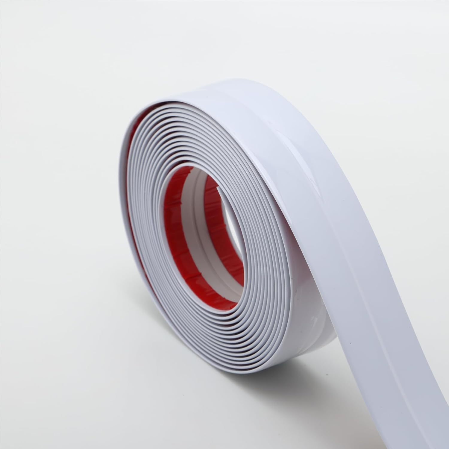 Peel and Stick Multifunctional Molding, 3-In-1 Design - Wall Trim & Corner Guards & Caulk Strip Baseboard for Floor, Table and Door Frame (Shiny Silver, 5M X 2Cm)