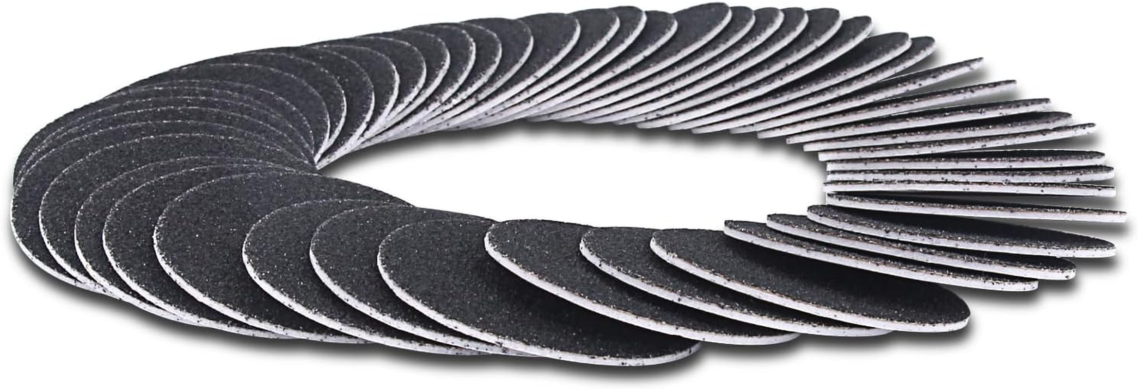 60Pcs Replaceable Sandpaper Refill Discs for Electric Foot File Callus Remover Hard Dry Dead Skin Removal (Fine 180 Grit) image number 3