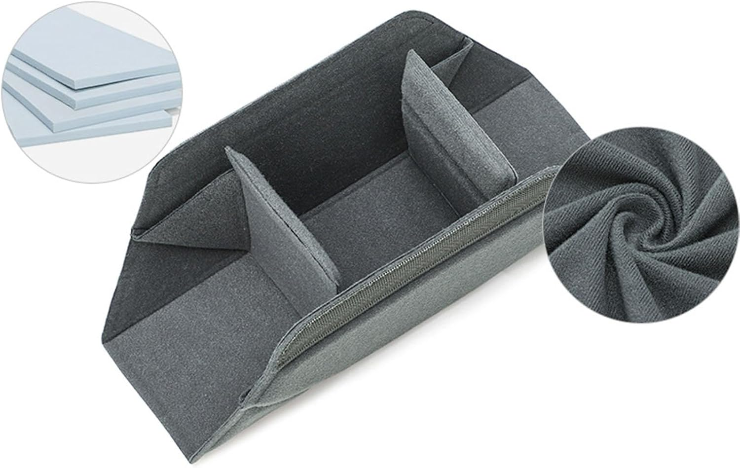 Kibcslic Camera Lens Padded Bag Insert Camera Storage Cube Cameras Storage Equipment Protection Pouch DSLR Protective image number 5