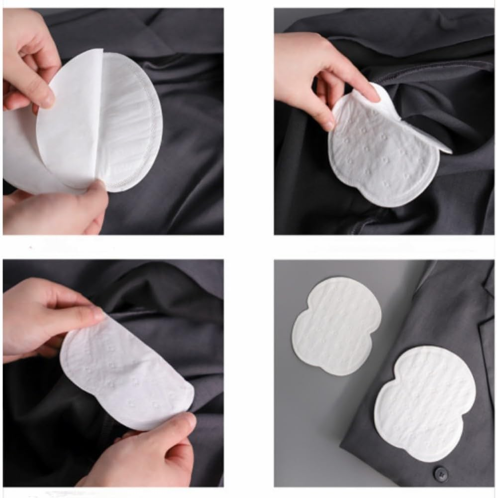 Underarm Sweat Pads,Armpit Sweat Pads for Women and Men,Premium Sweat Shield Fight Hyperhidrosis, Pads for Sweating Women,Comfortable Unflavored, Non Visible (120 Packs)
