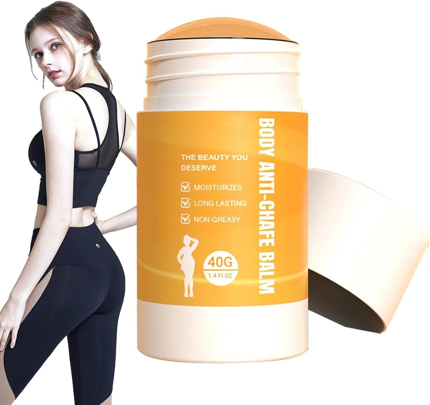 Anti Chafing Stick - anti Chafe Balm Cream for Thigh Rescue - anti Chafe Cream for Friction and Irritation Relief, Used for Chest, Arm, Thigh,