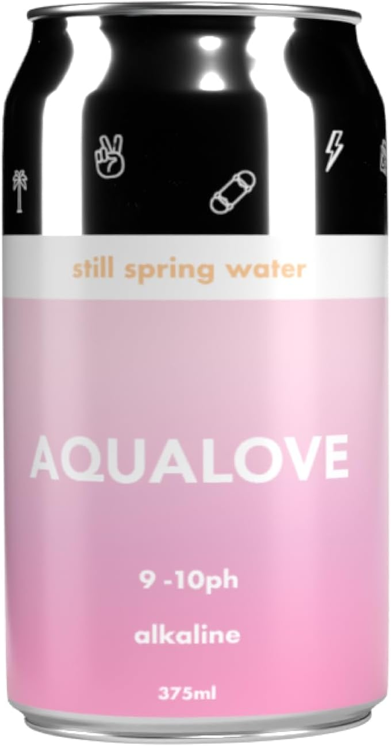 Aqualove Water Still Water 9-10Ph, 24 X 375 Ml image number 1