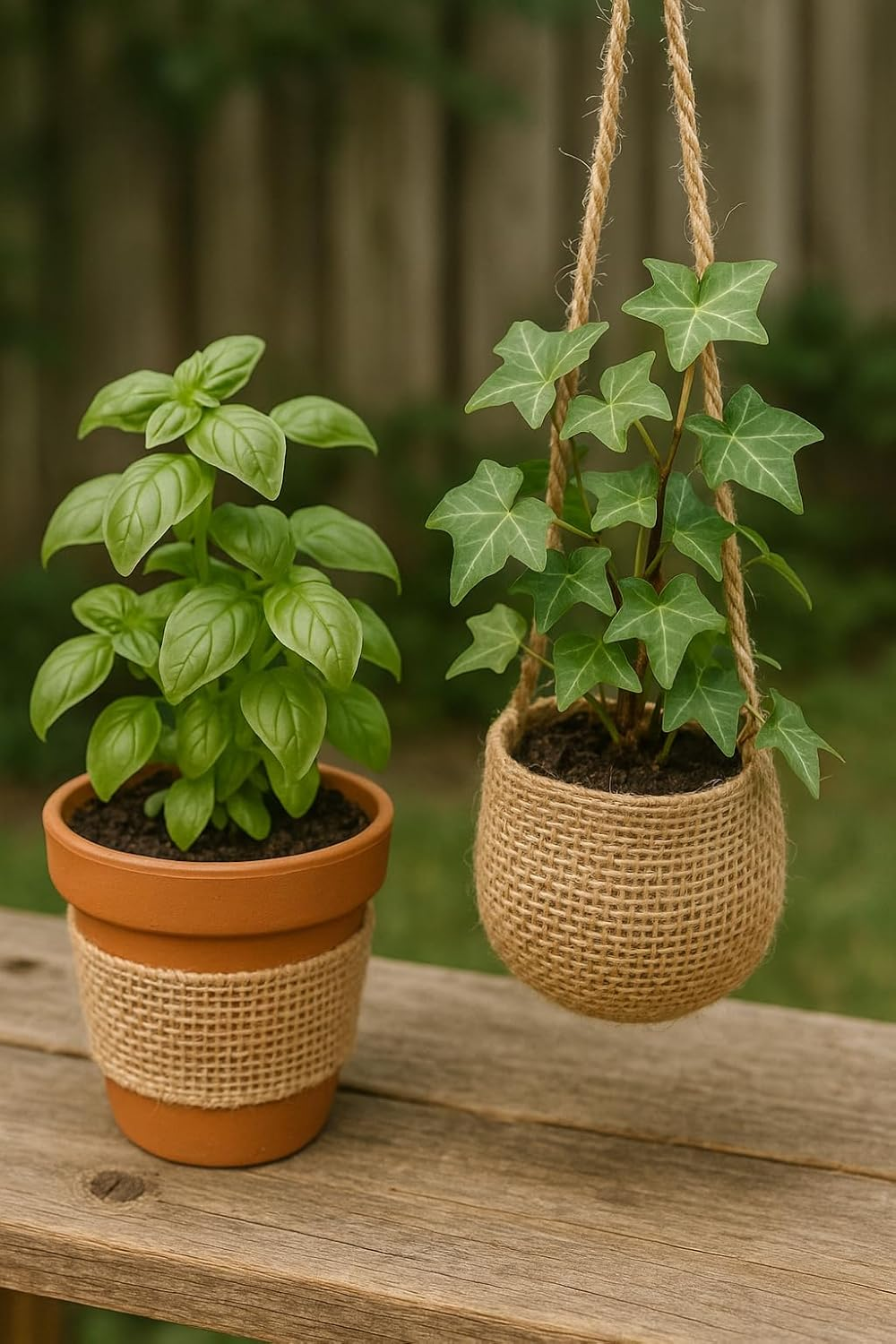 LWR CRAFTS Natural Burlap Ribbon 10 Meters (10Cm) image number 6