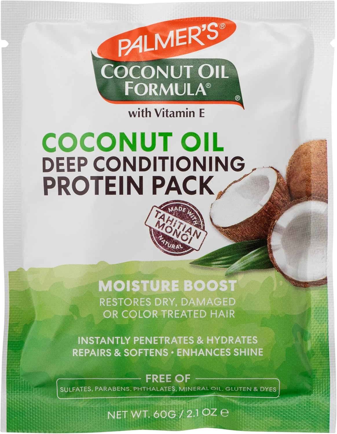 Palmer'S Coconut Oil Formula Deep Conditioning Protein Pack 60G