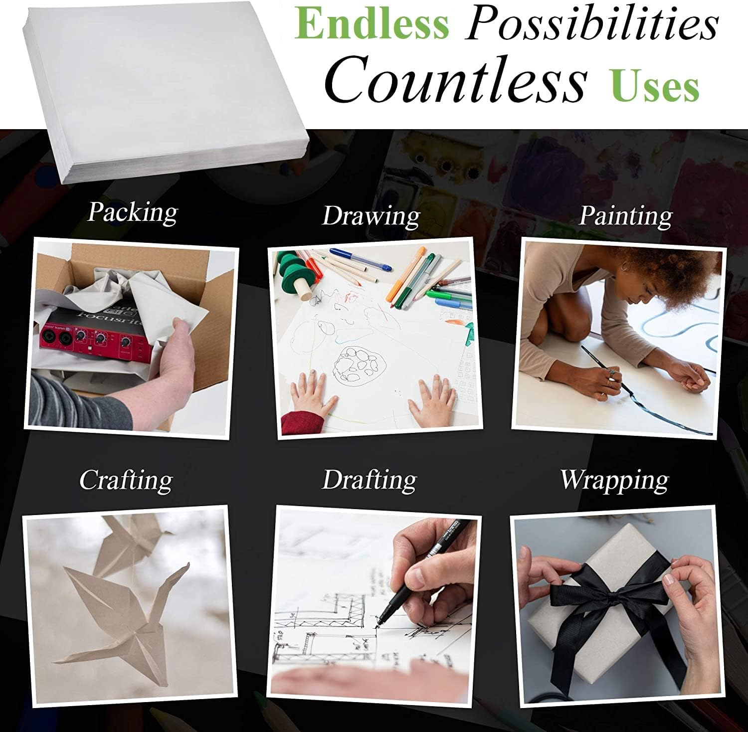 Large Packing Paper Sheets for Moving 31" X 21.5", Packing Supplies for Moving, Shipping, Wrapping and Box Filler 50 Sheets,2.1Lbs image number 5