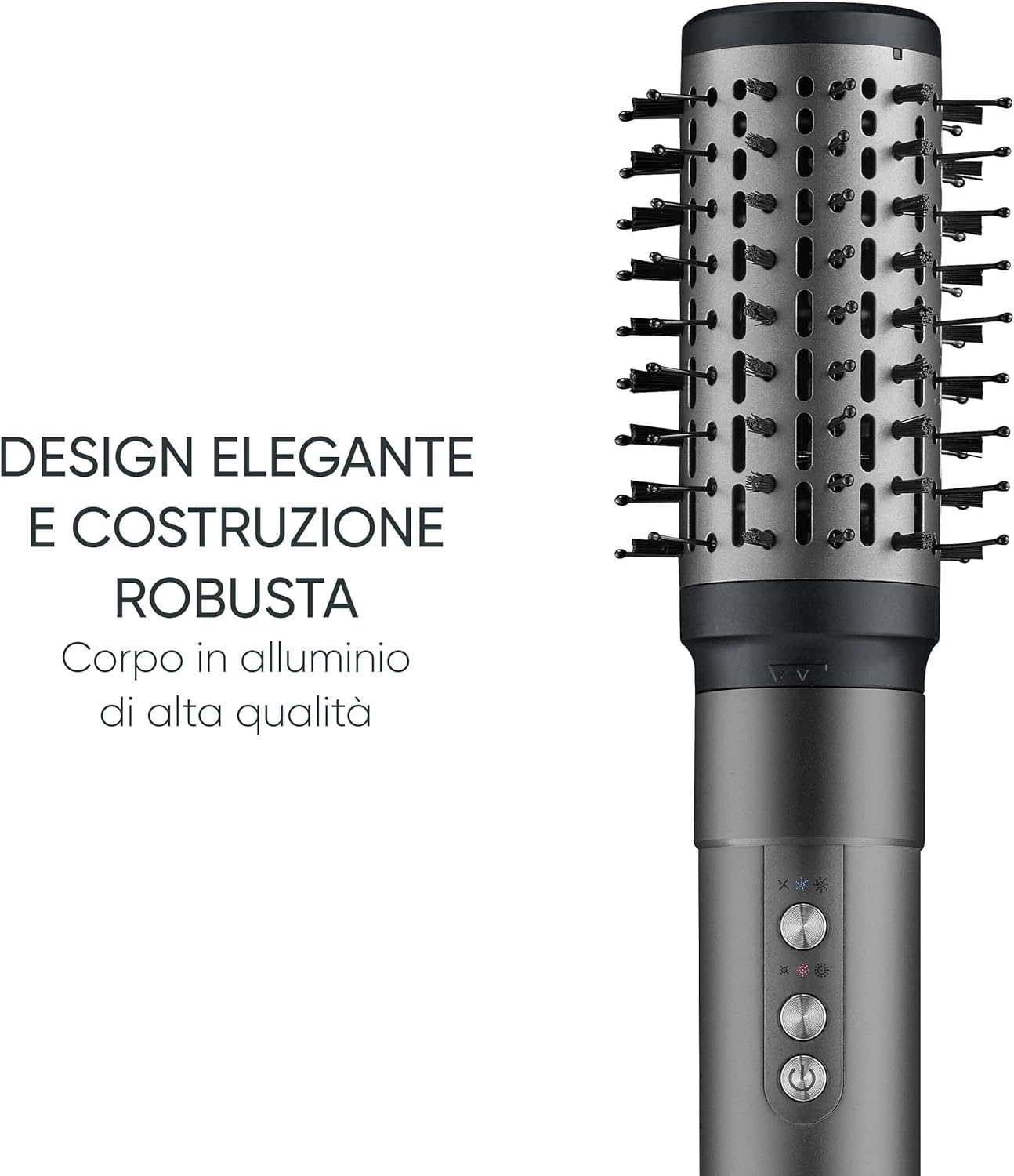 SEVERIN S-Style 'Speed Pro' Hair Dryer, Powerful and Durable, with Ion Technology, Diffuser and Concentrator, 2,000 W, Anthracite, HT 0171