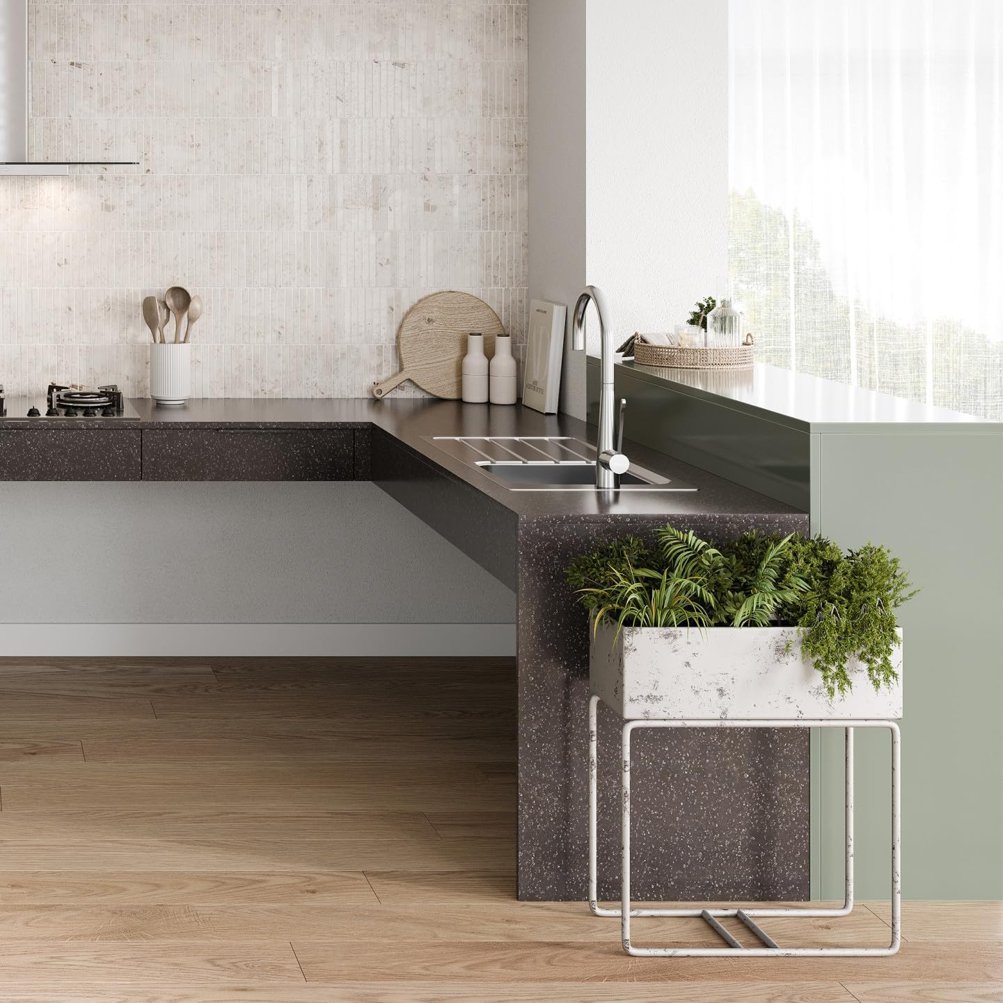 Oliveri Puro Care Single Bowl Sink Drainer image number 1