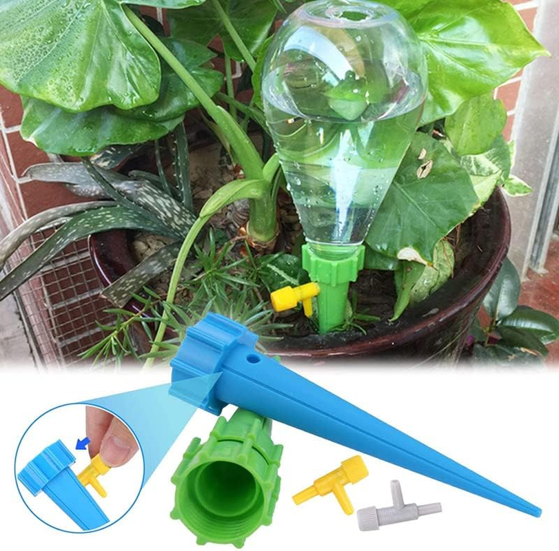 20 Pack Self Watering Spike, Plant Watering Globes Garden Automatic Watering Tool, Automatic Drip Irrigation Self-Watering Stakes Moist Roots for Houseplant image number 2